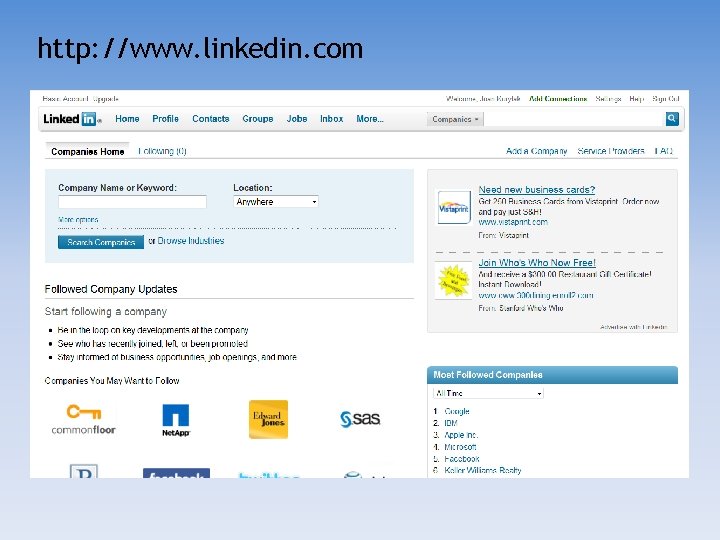 http: //www. linkedin. com http: //www. linkedin. com