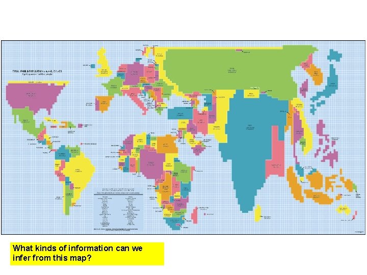 What kinds of information can we infer from this map? 