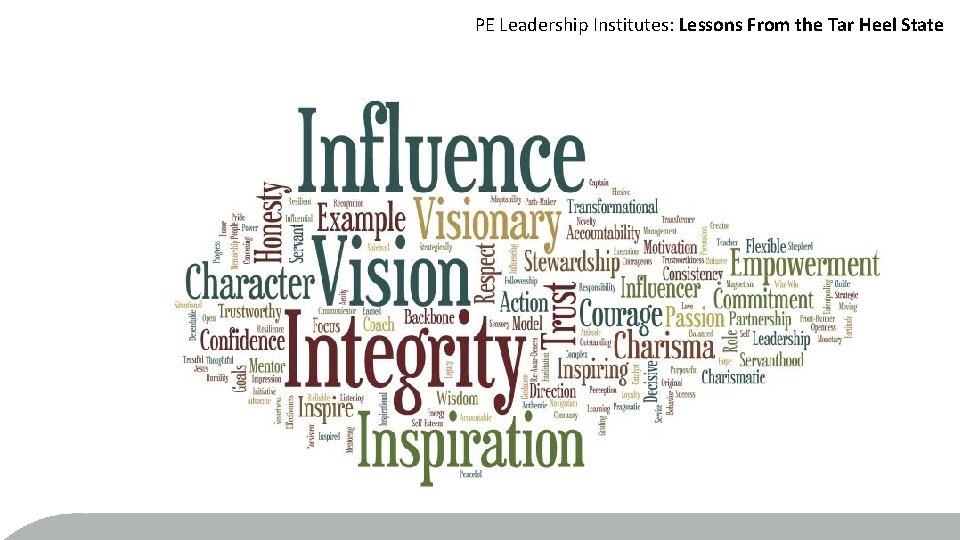 PE Leadership Institutes: Lessons From the Tar Heel State 