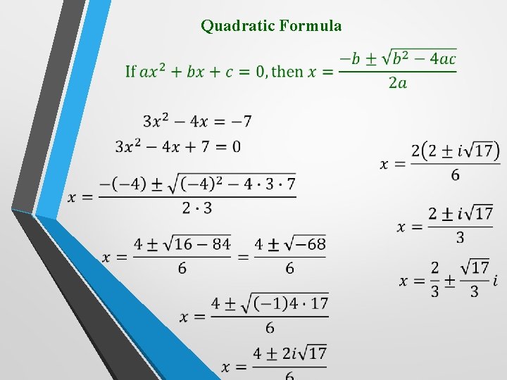 Quadratic Formula 