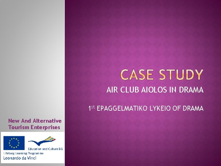 AIR CLUB AIOLOS IN DRAMA 1 st EPAGGELMATIKO LYKEIO OF DRAMA New And Alternative