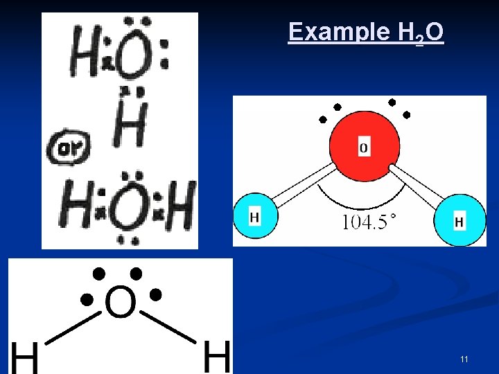 Example H 2 O 11 