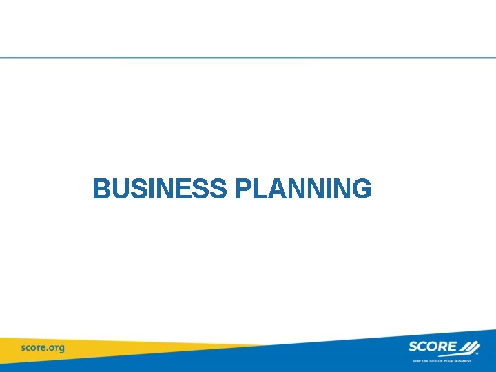 BUSINESS PLANNING 