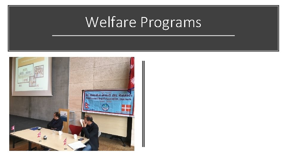 Welfare Programs 