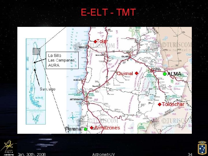 E-ELT - TMT Jan. 30 th, 2008 Astromet-UV 34 