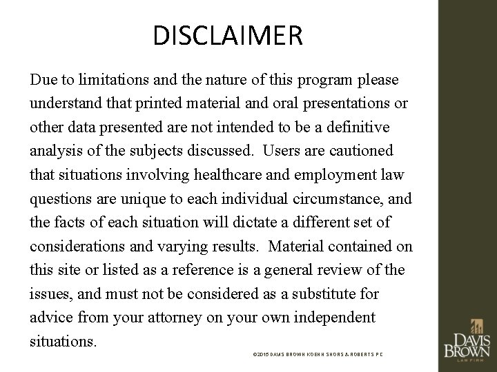 DISCLAIMER Due to limitations and the nature of this program please understand that printed