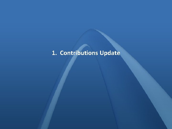 1. Contributions Update 