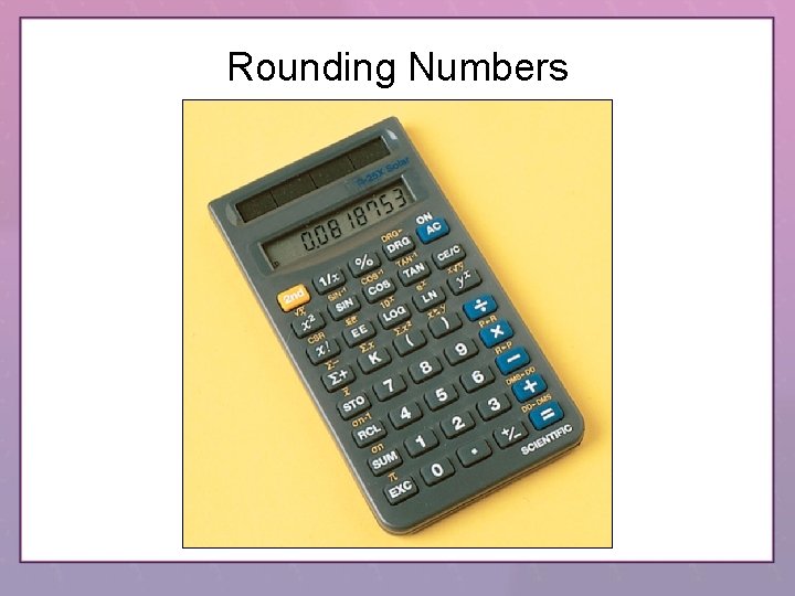 Rounding Numbers 