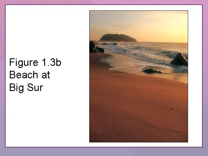 Figure 1. 3 b Beach at Big Sur 
