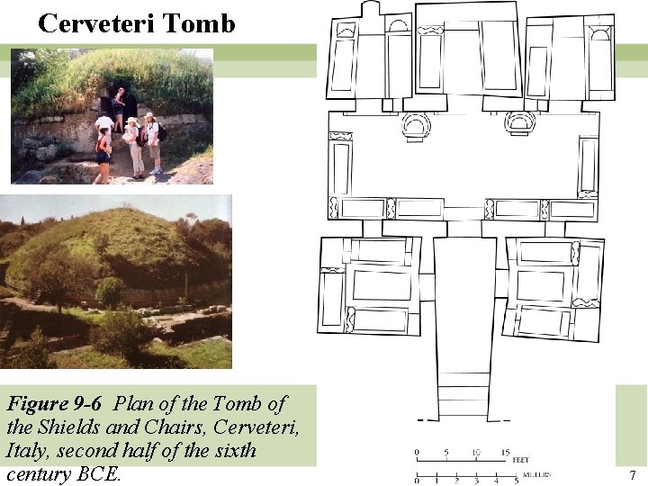 Cerveteri Tomb Figure 9 -6 Plan of the Tomb of the Shields and Chairs,