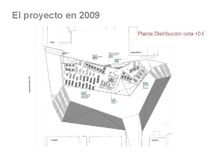 El proyecto en 2009 