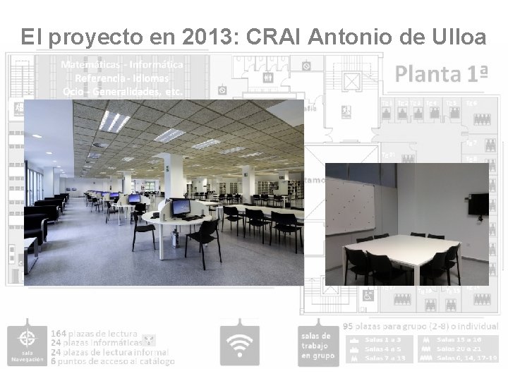 El proyecto en 2013: CRAI Antonio de Ulloa 