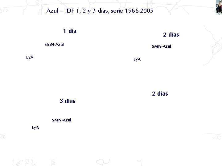 Azul – IDF 1, 2 y 3 días, serie 1966 -2005 1 día 2