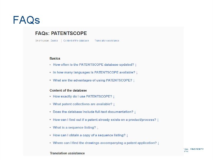 FAQs 