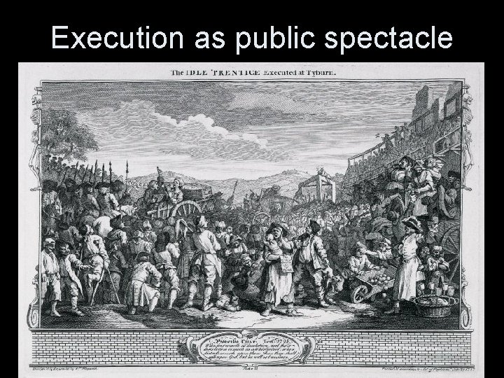 Execution as public spectacle 