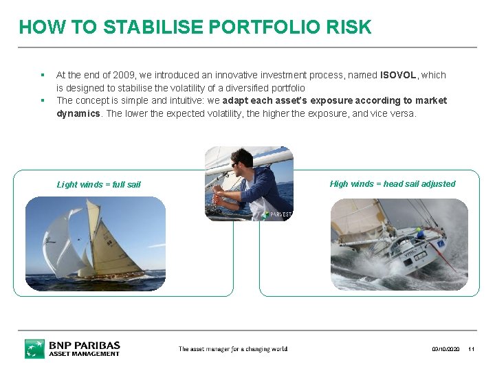 HOW TO STABILISE PORTFOLIO RISK At the end of 2009, we introduced an innovative HOW TO STABILISE PORTFOLIO RISK At the end of 2009, we introduced an innovative