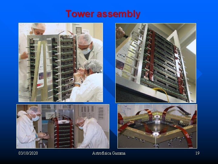 Tower assembly 03/10/2020 Astrofisica Gamma 19 