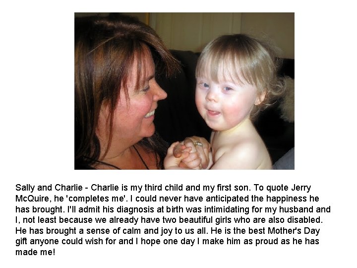 Sally and Charlie is my third child and my first son. To quote Jerry Sally and Charlie is my third child and my first son. To quote Jerry