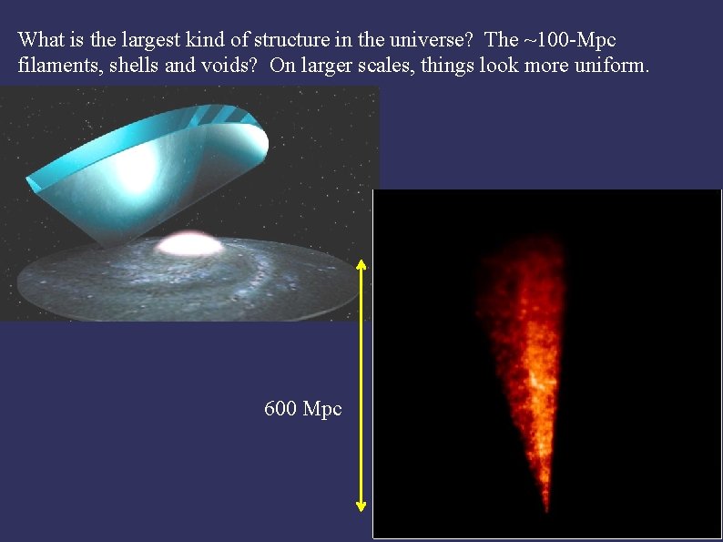 What is the largest kind of structure in the universe? The ~100 -Mpc filaments,
