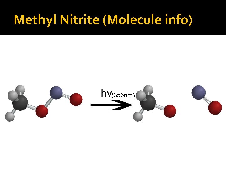 Methyl Nitrite (Molecule info) (355 nm) 