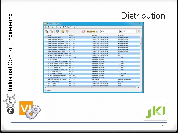 Industrial Control Engineering Distribution 29 