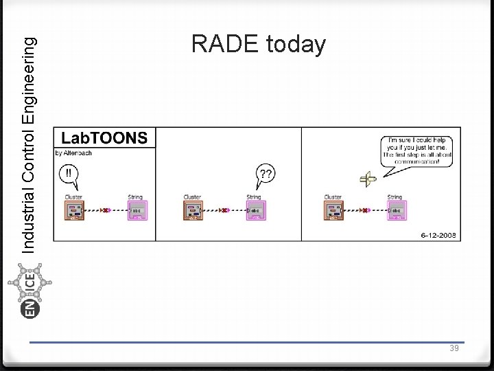 Industrial Control Engineering RADE today 39 