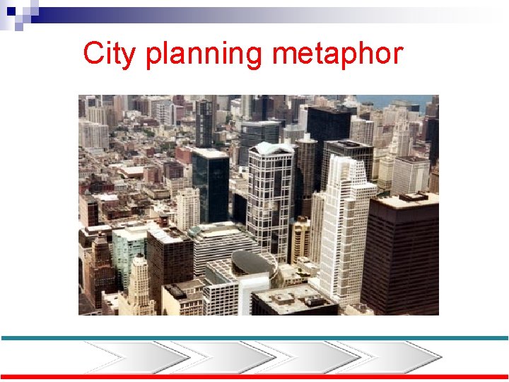 City planning metaphor 