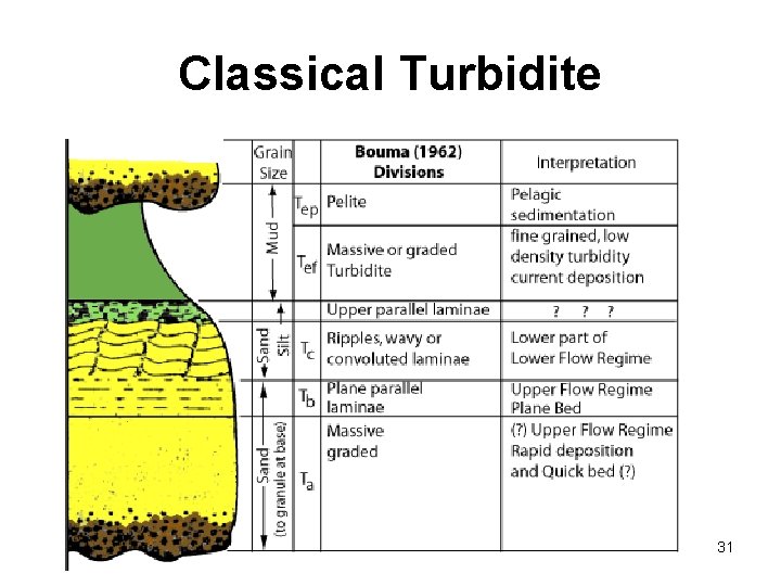 Classical Turbidite 31 