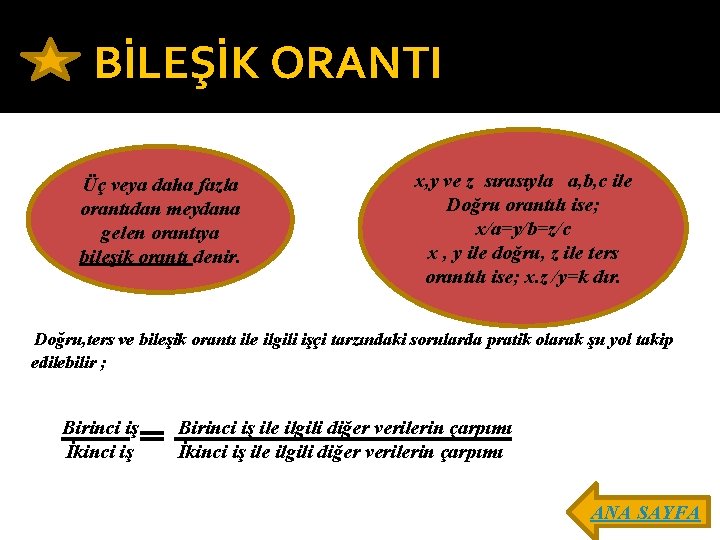  • Doğru, ters ve bileşik orantı ile ilgili işçi tarzındaki sorularda pratik olarak