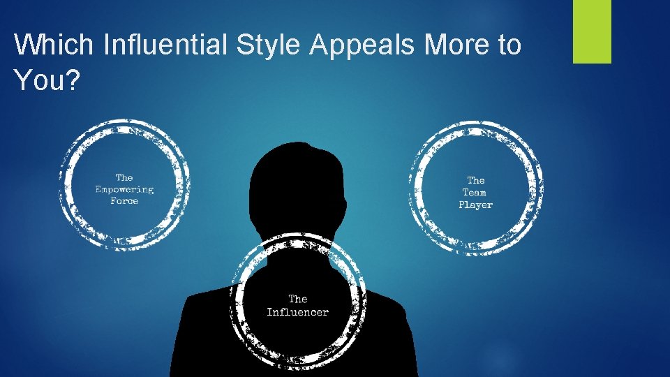 Which Influential Style Appeals More to You? 