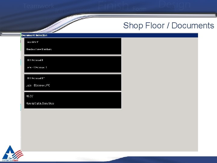 Shop Floor / Documents 