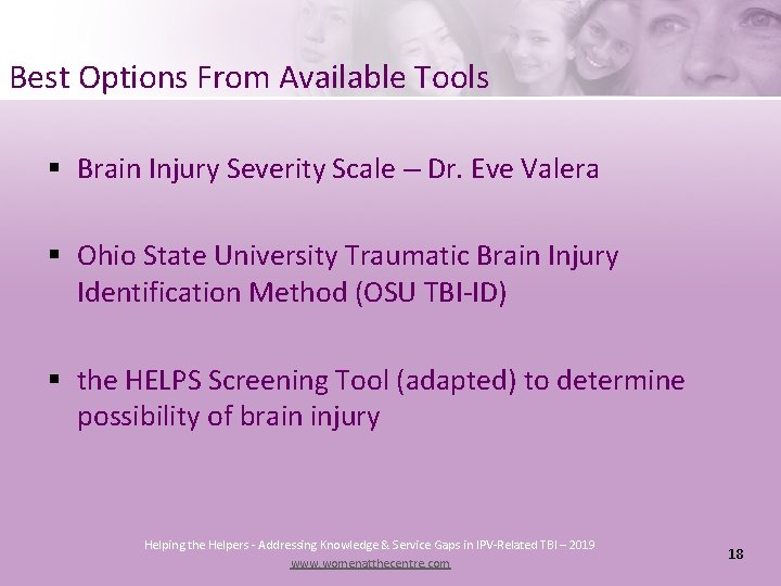 Best Options From Available Tools § Brain Injury Severity Scale – Dr. Eve Valera