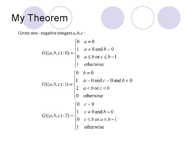 My Theorem 