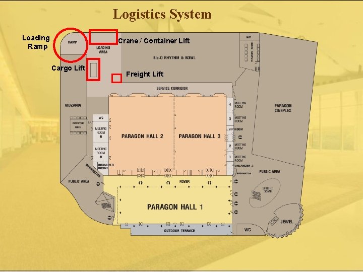 Logistics System Loading Ramp Crane / Container Lift Cargo Lift Freight Lift 