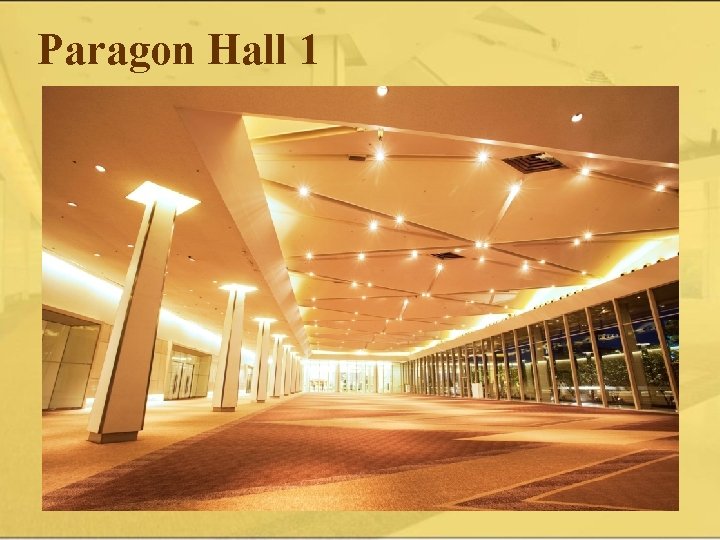 Paragon Hall 1 