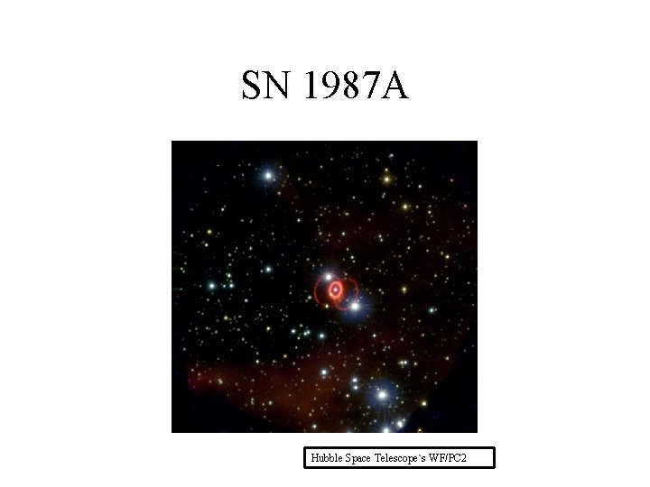 SN 1987 A Hubble Space Telescope`s WF/PC 2 