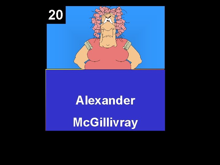 20 Alexander Mc. Gillivray 