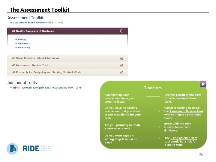 The Assessment Toolkit 36 