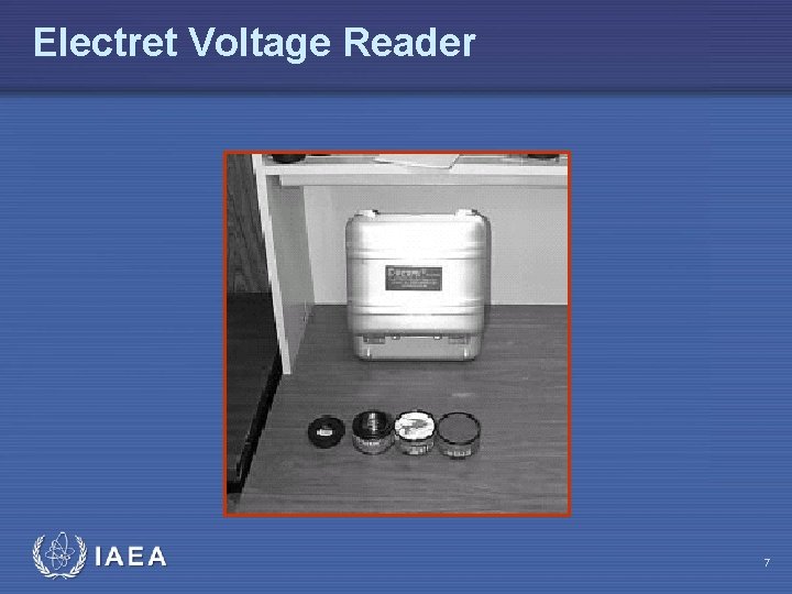 Electret Voltage Reader IAEA 7 