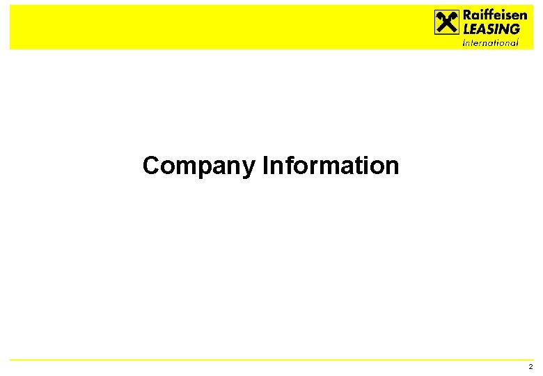 Company Information 2 