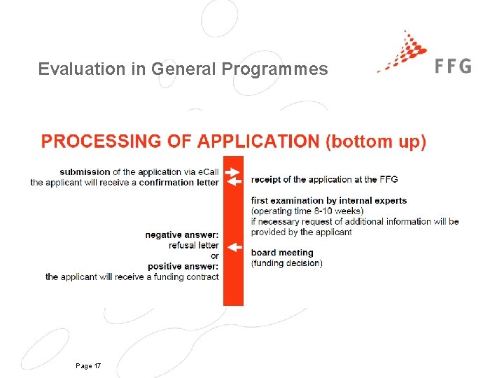 Evaluation in General Programmes Page 17 