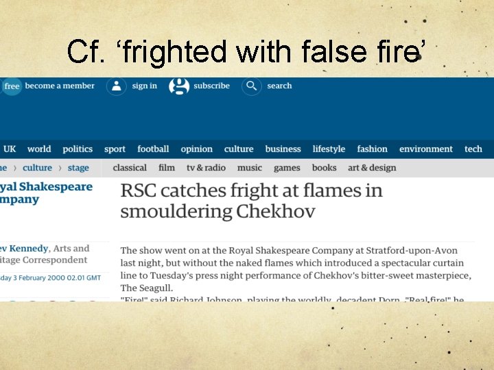 Cf. ‘frighted with false fire’ 