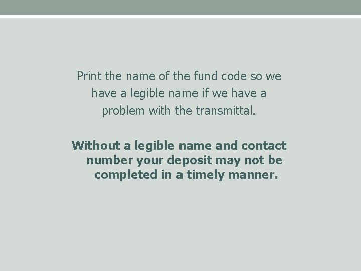 Print the name of the fund code so we have a legible name if