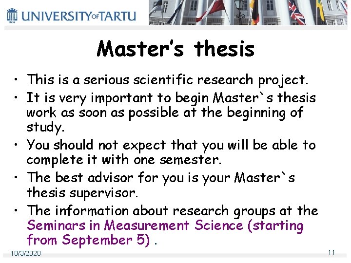 Master’s thesis • This is a serious scientific research project. • It is very Master’s thesis • This is a serious scientific research project. • It is very