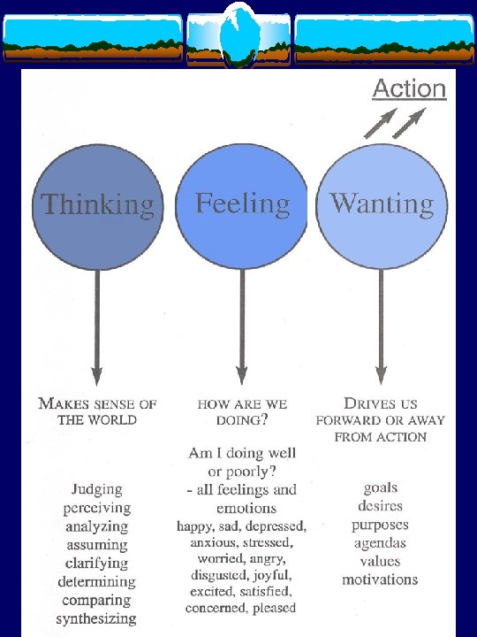 Thinking – Feeling – Wanting – Action 