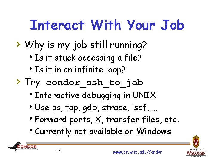 Interact With Your Job › Why is my job still running? Is it stuck