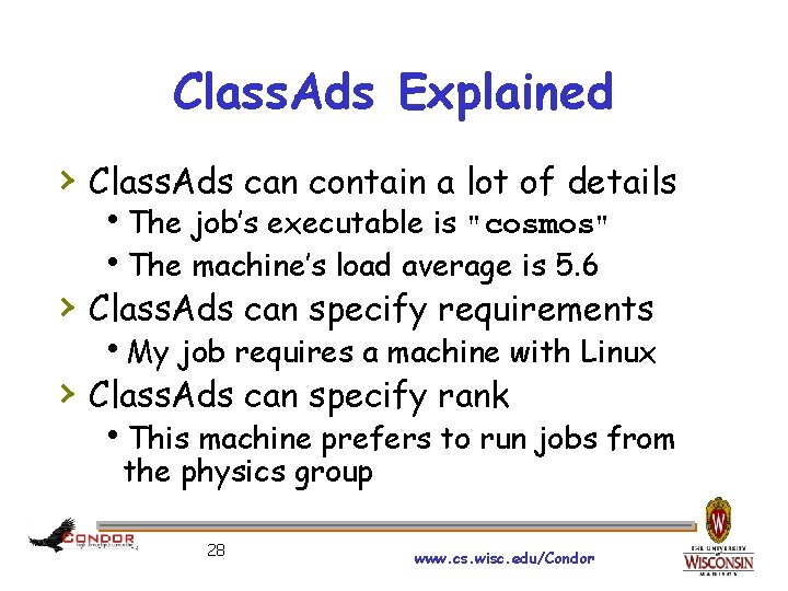 Class. Ads Explained › Class. Ads can contain a lot of details The job’s