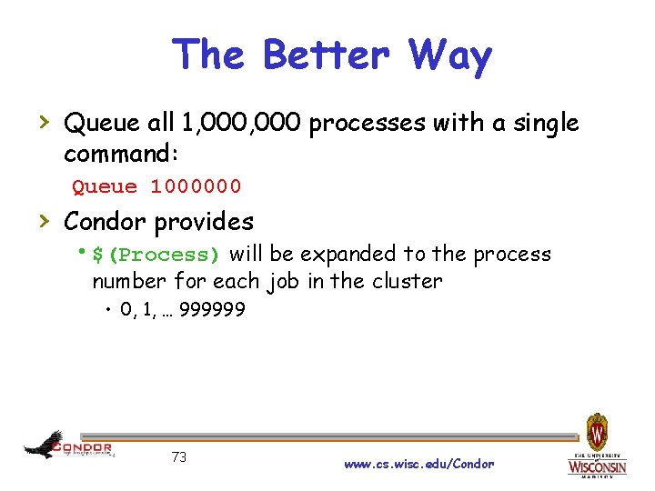 The Better Way › Queue all 1, 000 processes with a single command: Queue