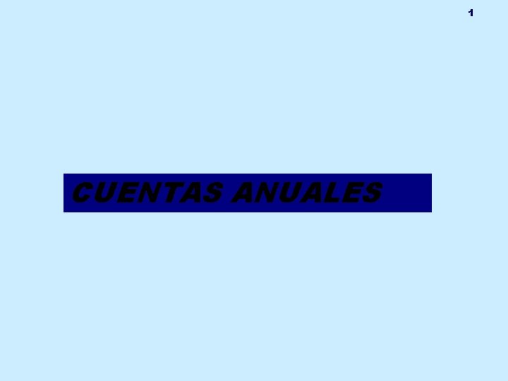 1 CUENTAS ANUALES 