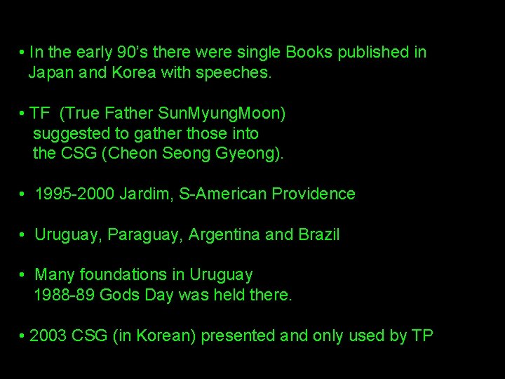 • In the early 90’s there were single Books published in Japan and • In the early 90’s there were single Books published in Japan and